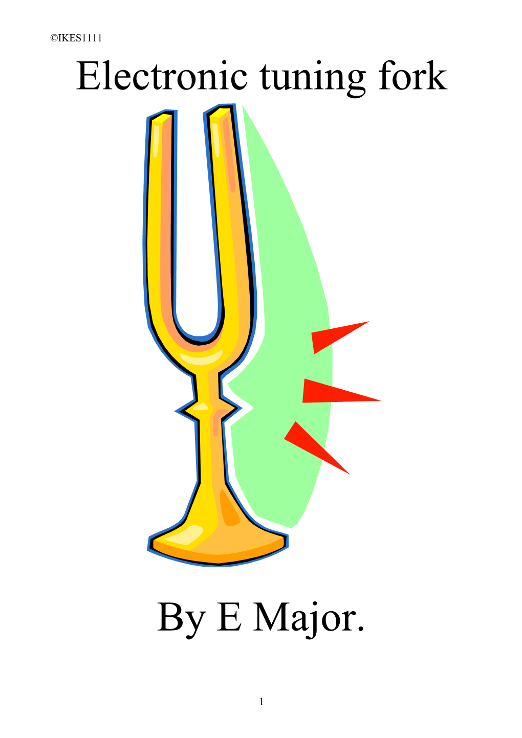 Electronic Tuning Fork