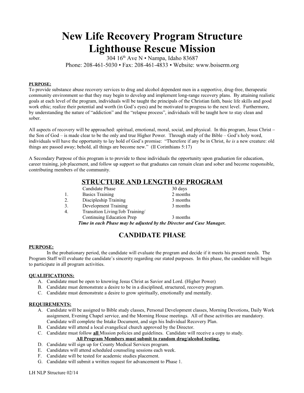 Boise Rescue Mission Ministries