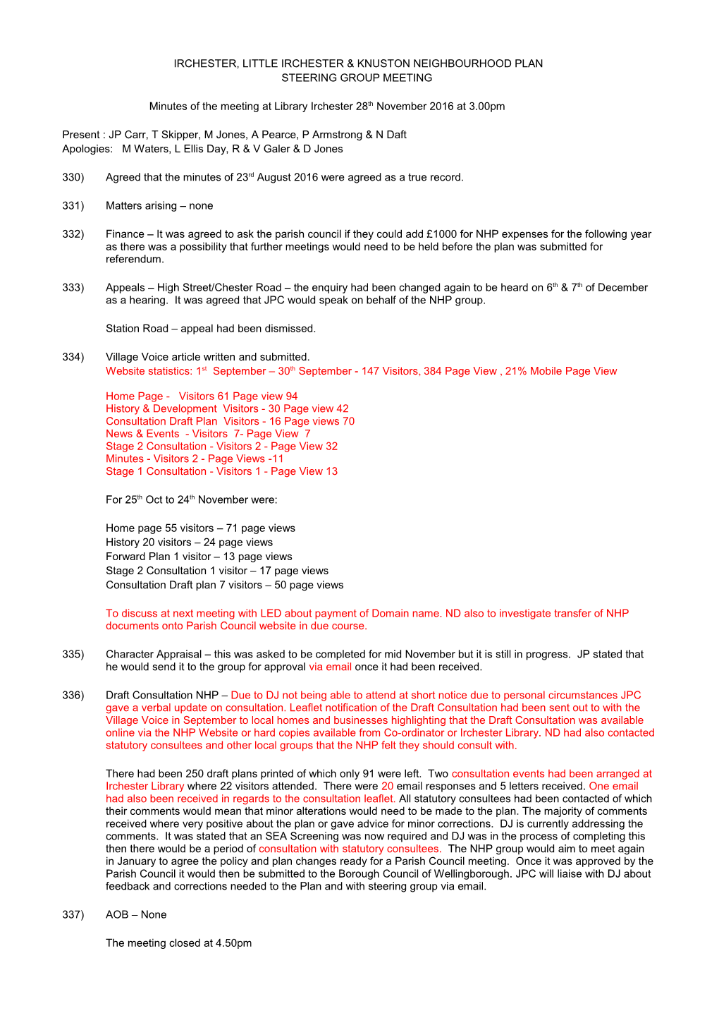 Irchester Parish Council