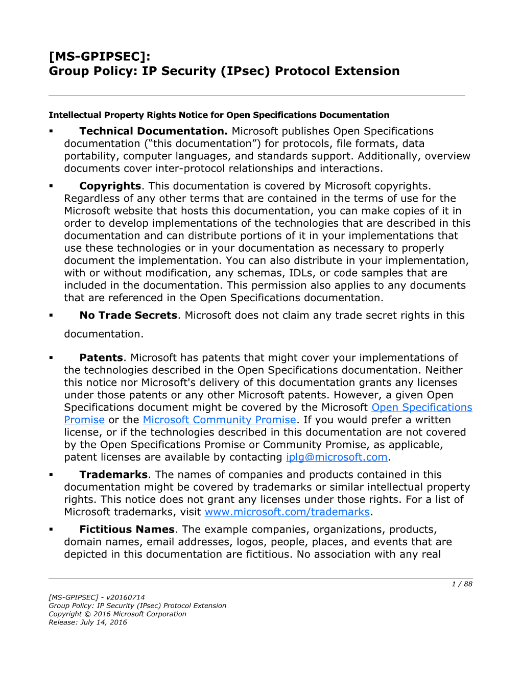 Group Policy: IP Security (Ipsec) Protocol Extension