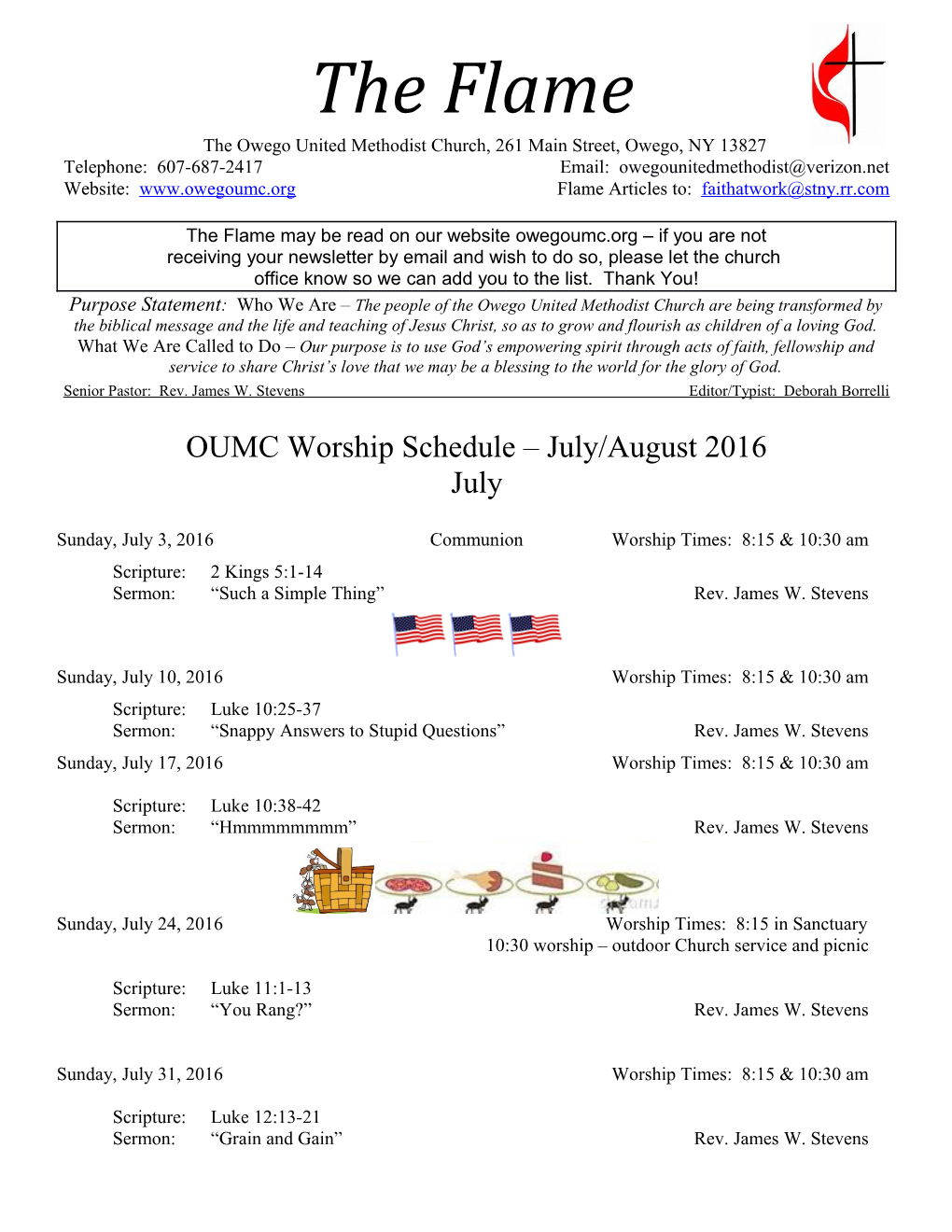 The Owego United Methodist Church, 261 Main Street, Owego, NY 13827