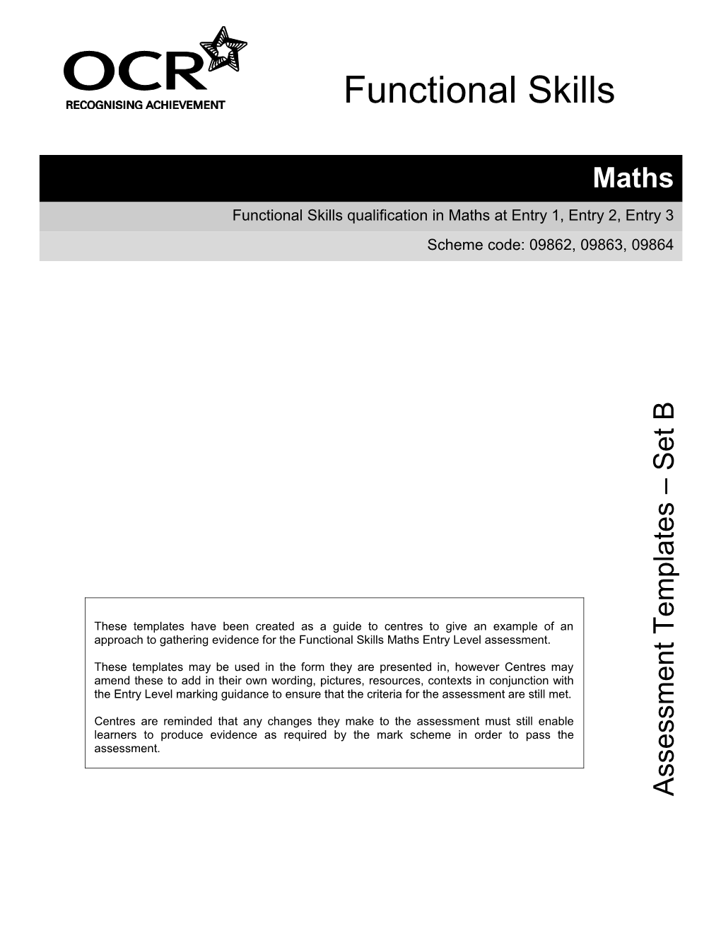 Functional Skills Maths: Entry Level 3