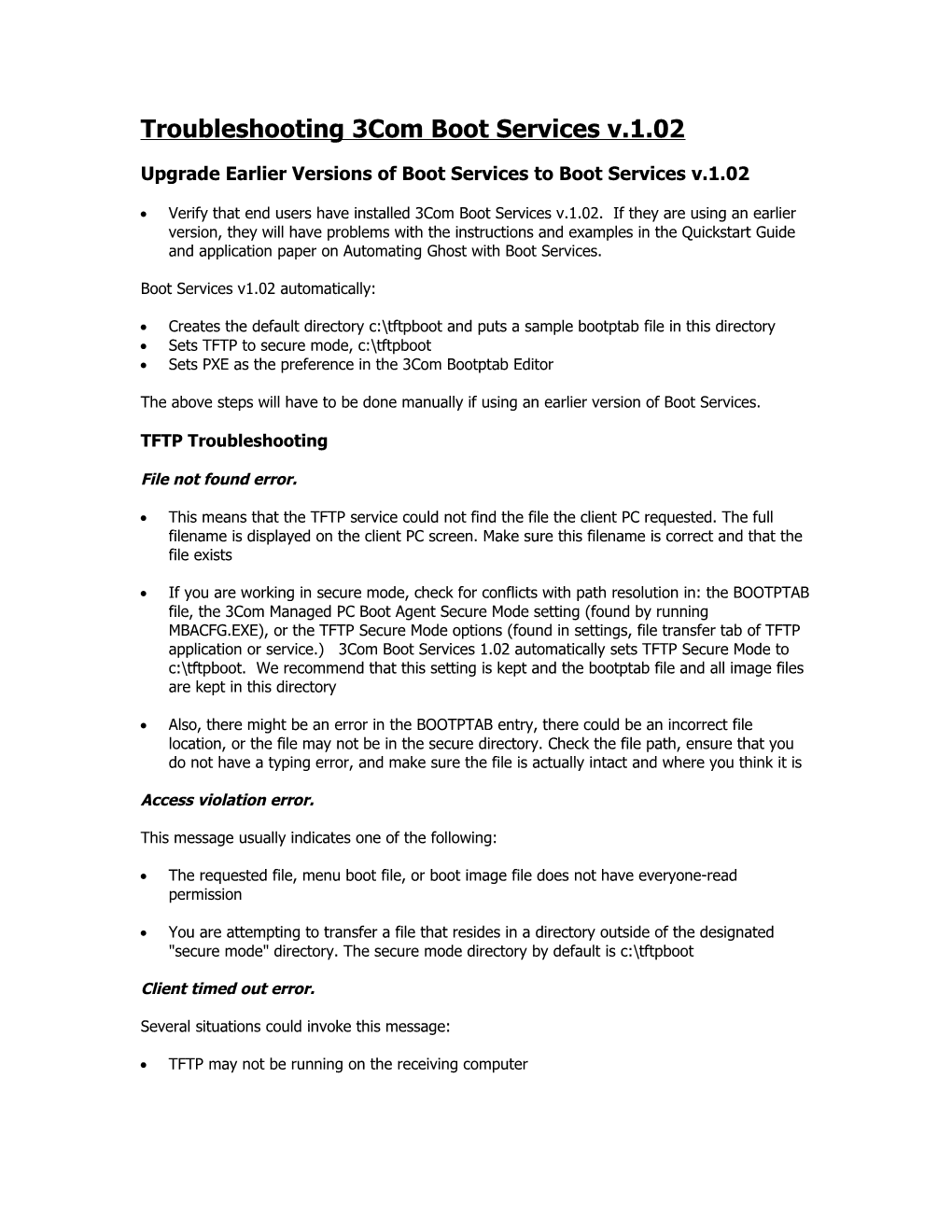 3Coms Universal NDIS and DOS Undi Loader