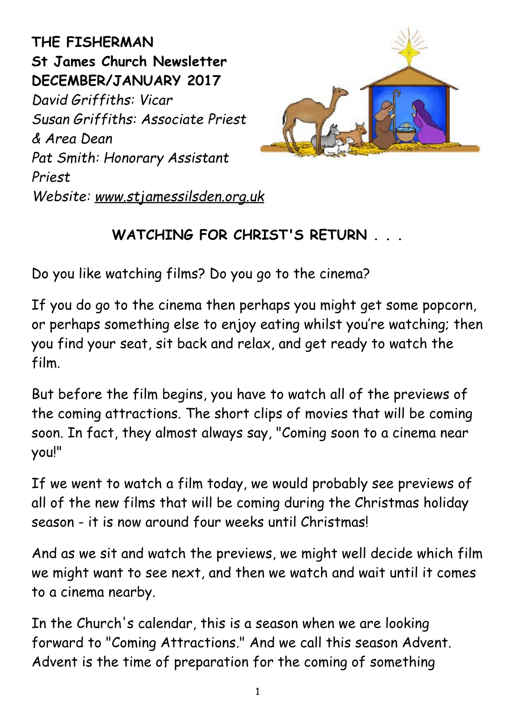 St James Church Newsletter