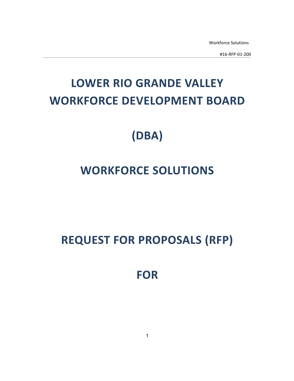 Lower Rio Grande Valley Workforce Development Board