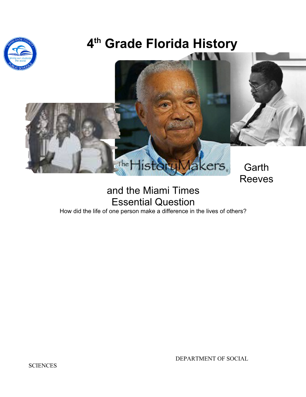 Garth Reeves and the Miami Times