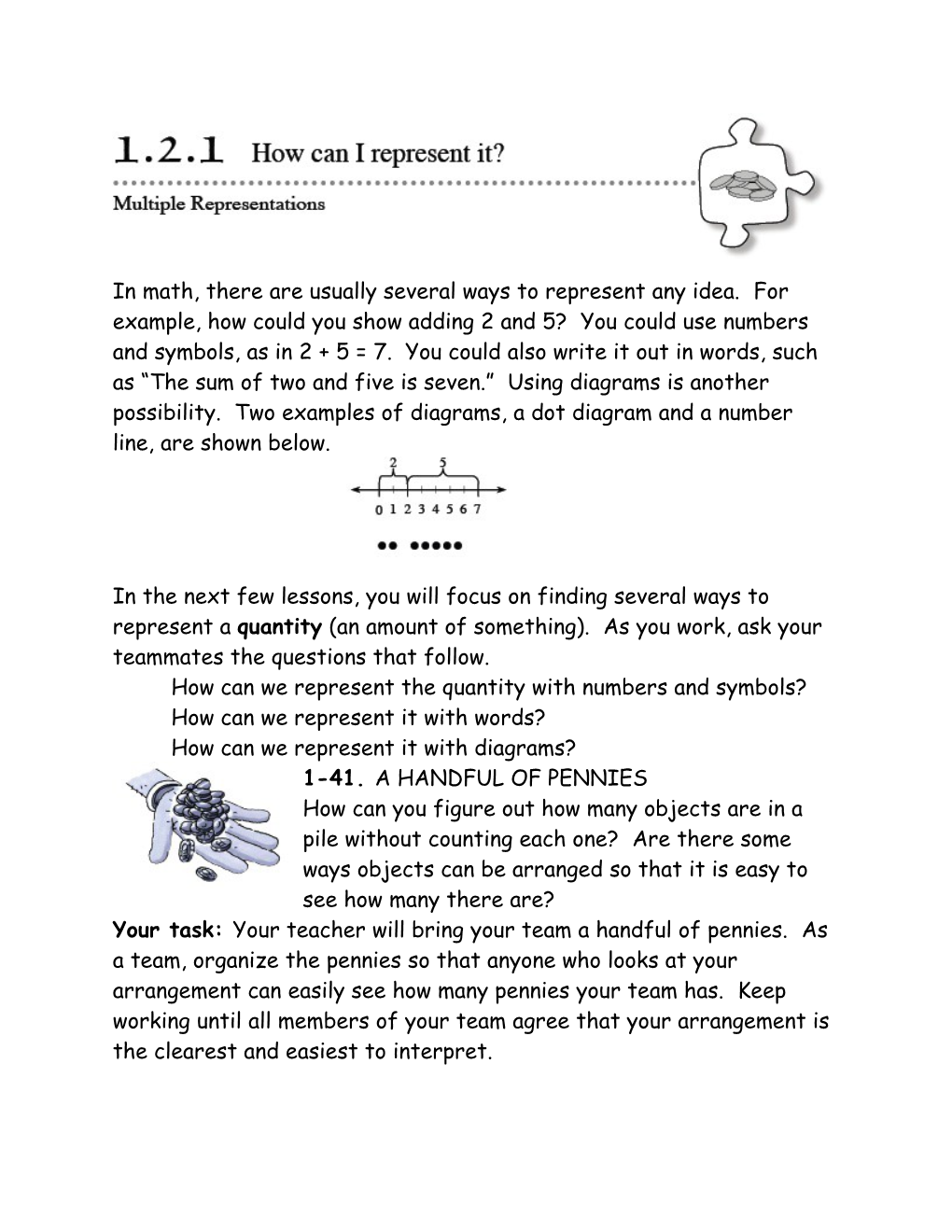 How Can We Represent the Quantity with Numbers and Symbols?