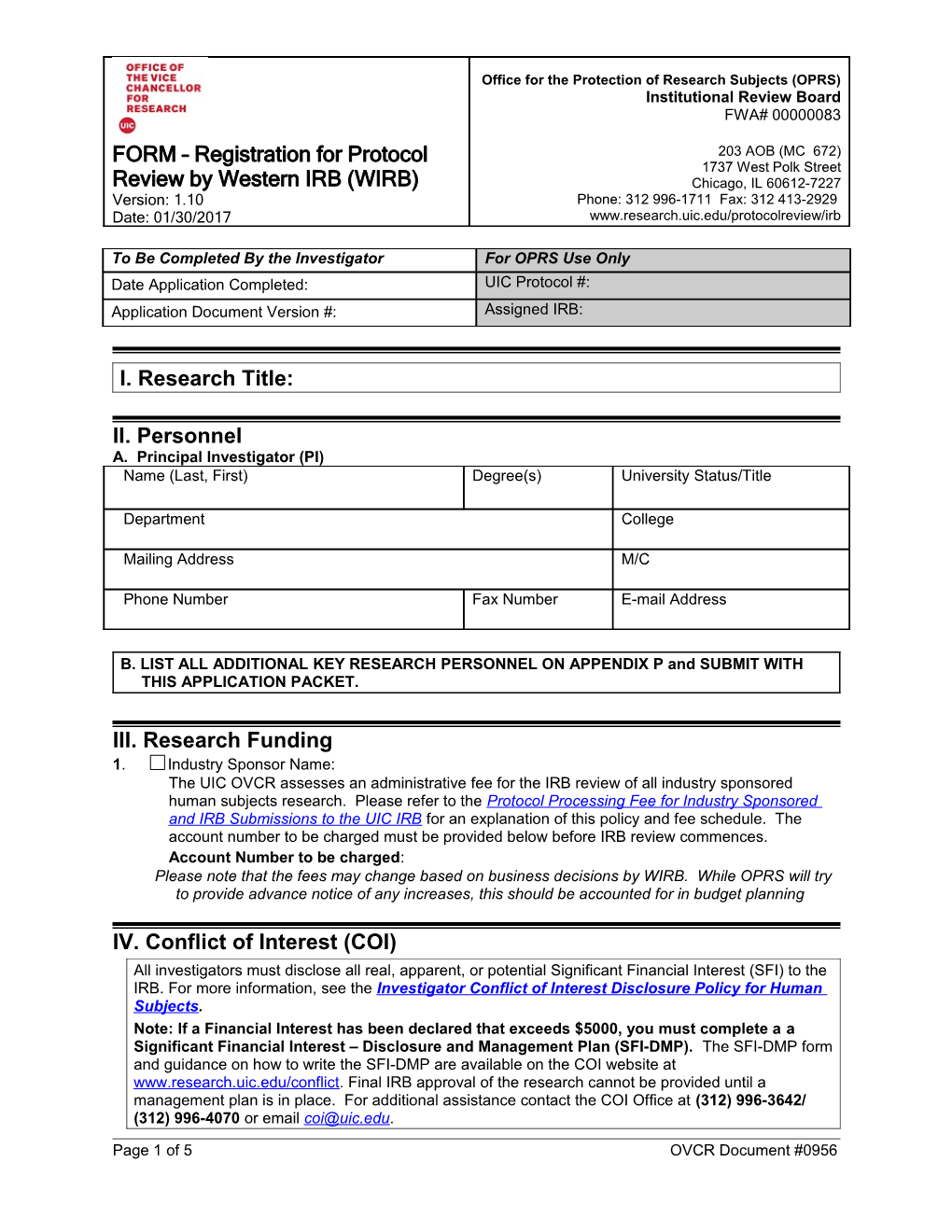 Nci Central Irb