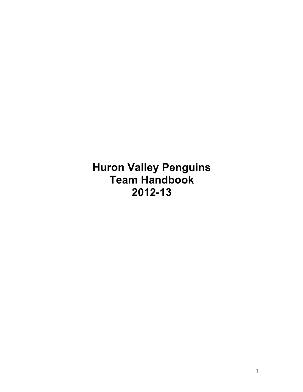 Huron Valley Penguins