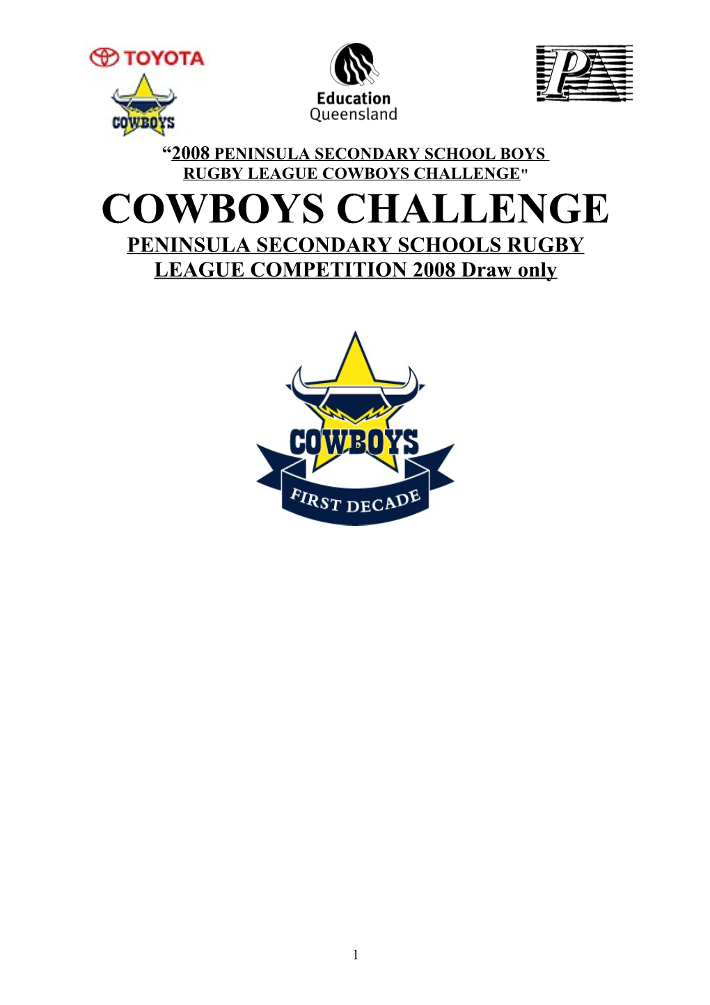 Rugby League Cowboys Challenge