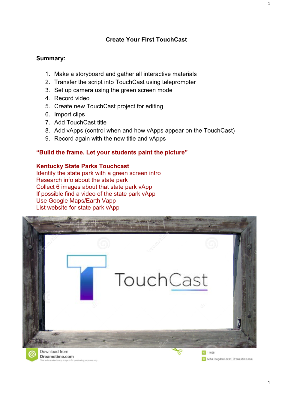 Create Your First Touchcast