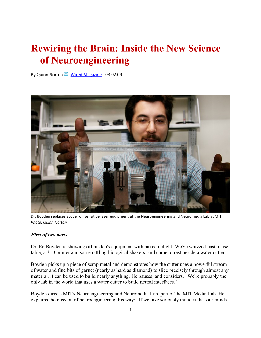 Rewiring the Brain: Inside the New Science of Neuroengineering