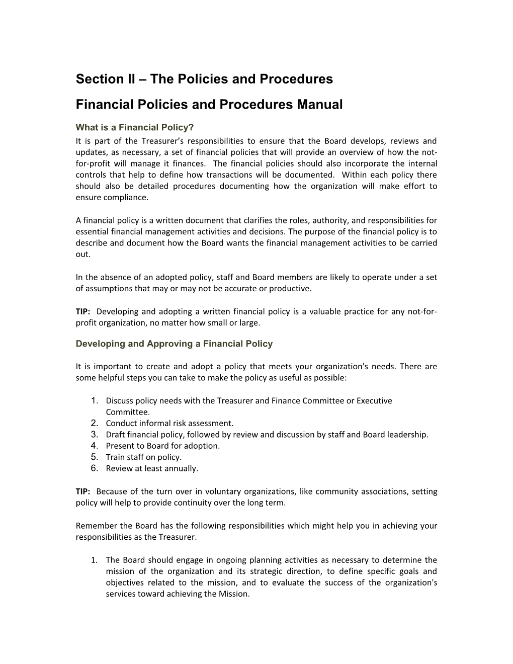 The Federation of Calgary Communitiesfinancial Accountability Handbook
