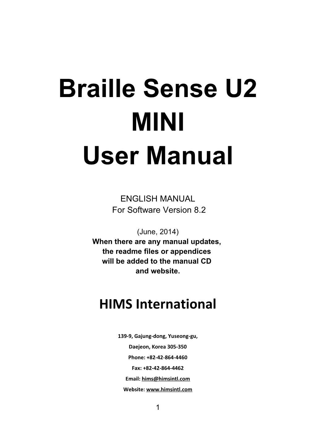 Braille Senseu2 MINI