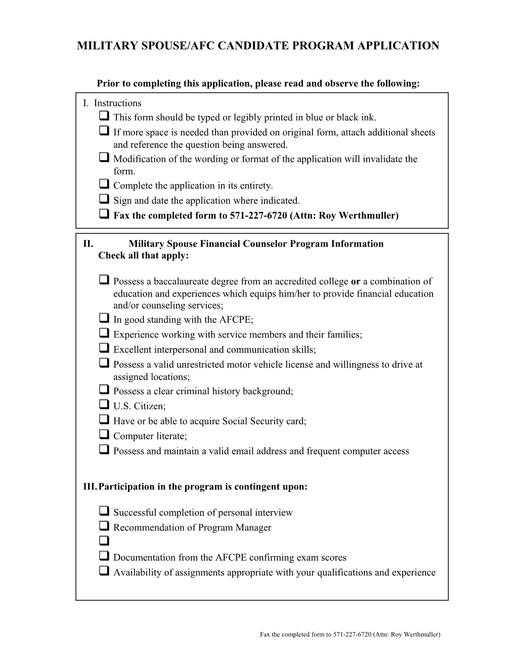 Mflc Financial Consultant Application