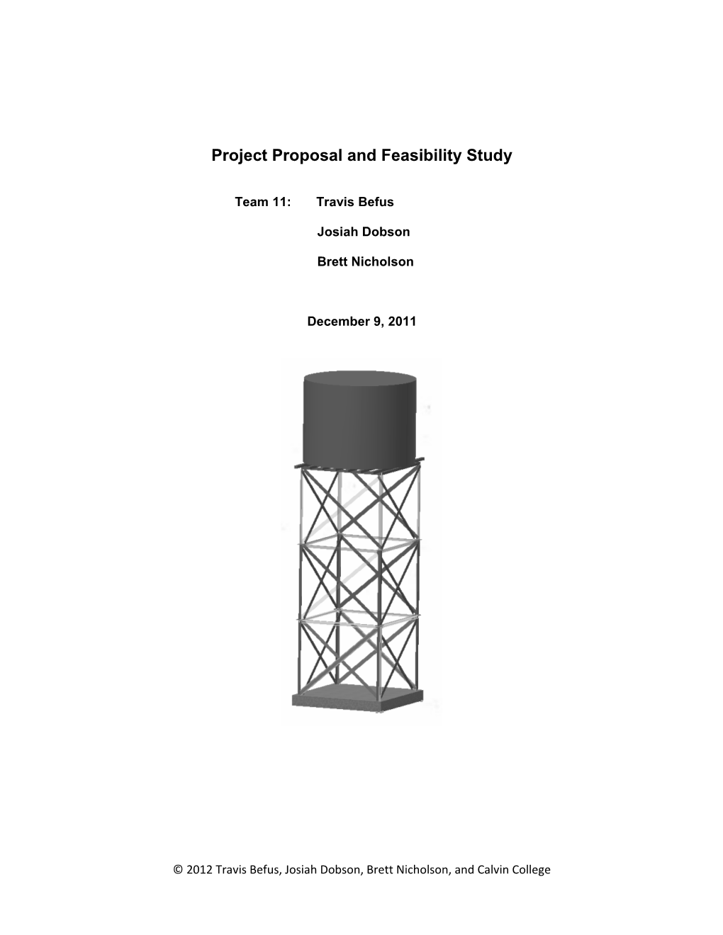 Project Proposal and Feasibility Study