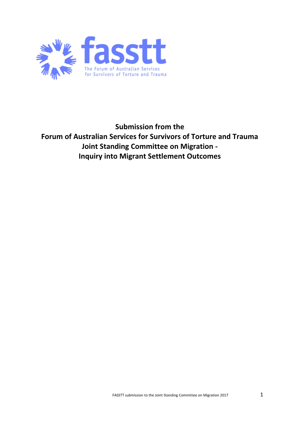 Forum of Australian Services for Survivors of Torture and Trauma