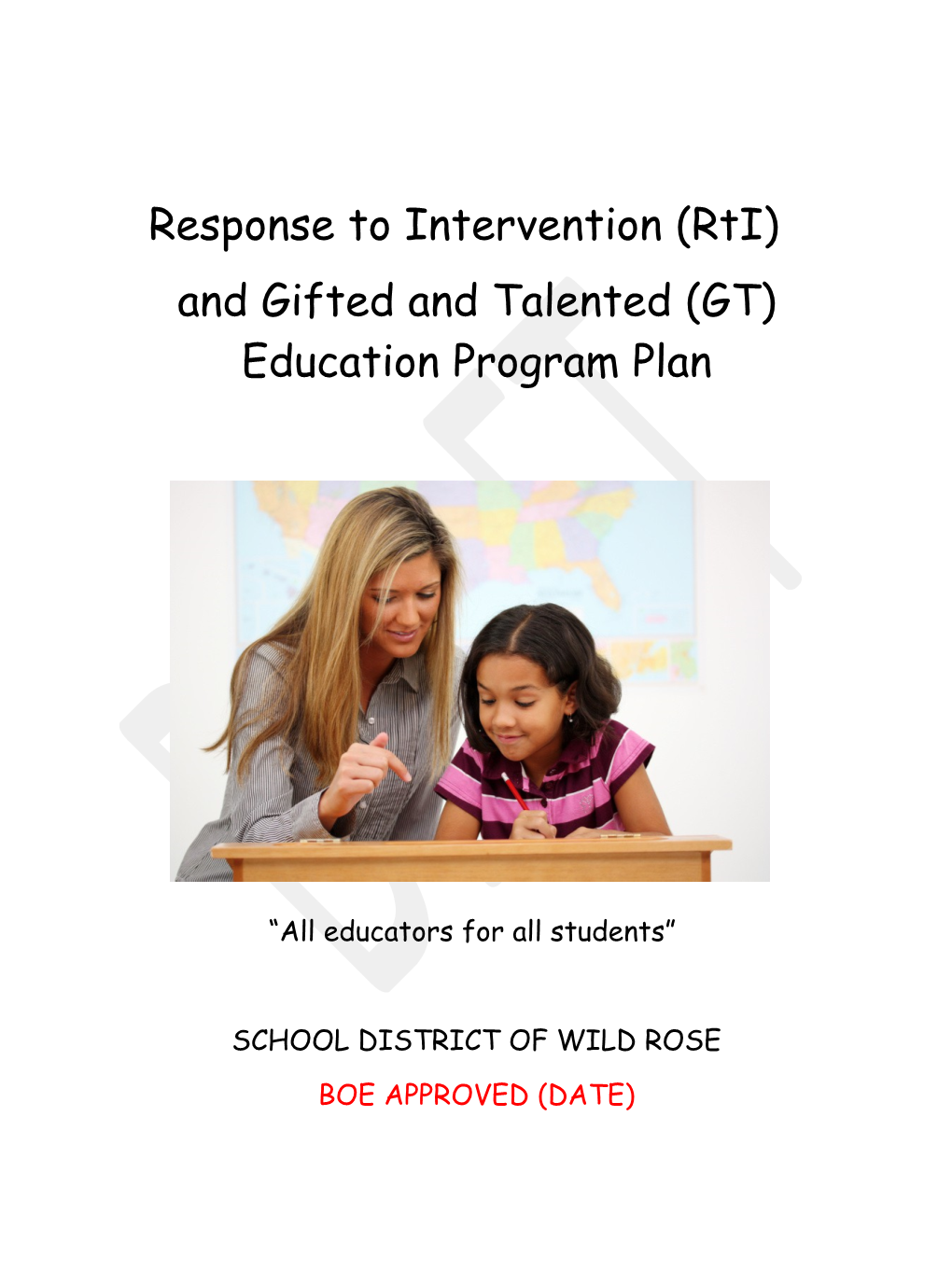 Response to Intervention (Rti)