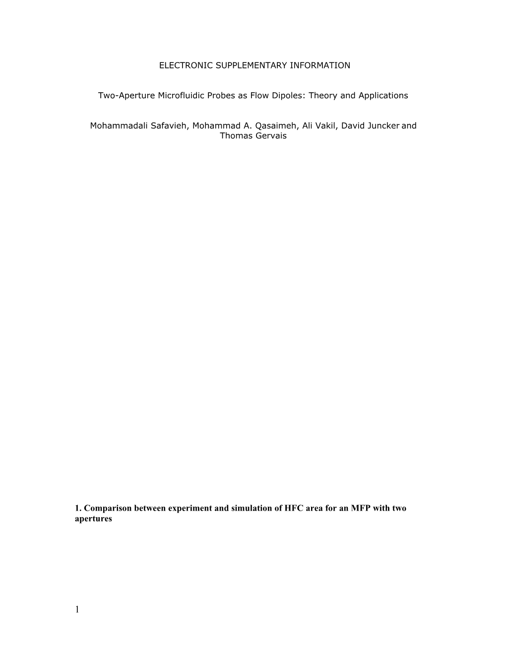 Two-Aperture Microfluidic Probesas Flow Dipoles: Theory and Applications