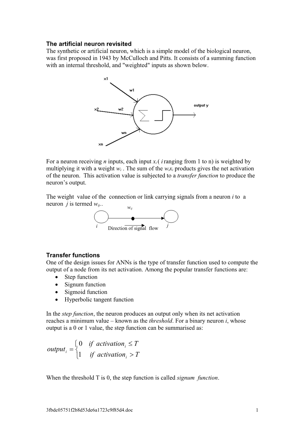 Introduction to the Multilayer Perceptron