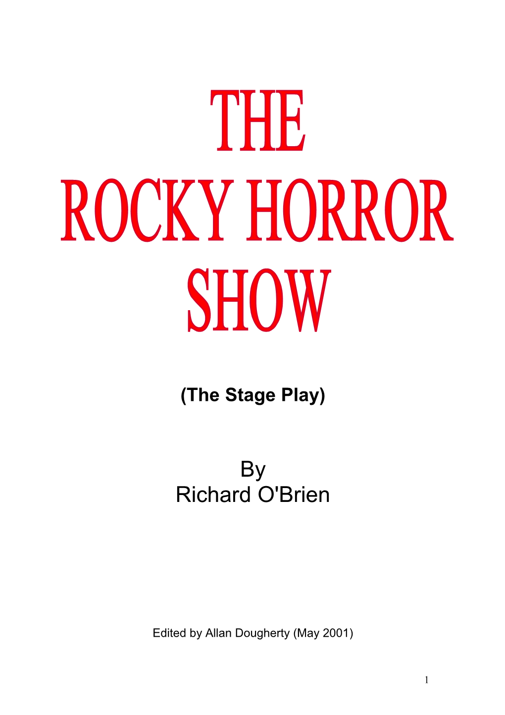 The Rocky Horror Show