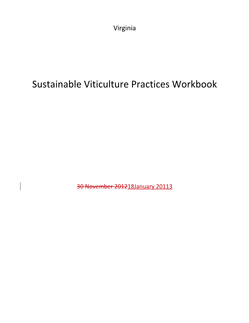 Sustainable Viticulture Practices Workbook