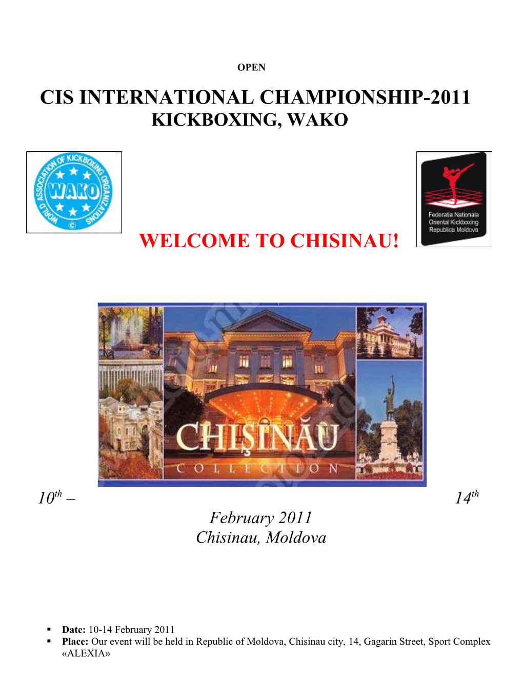 Cis Open Championship-2009