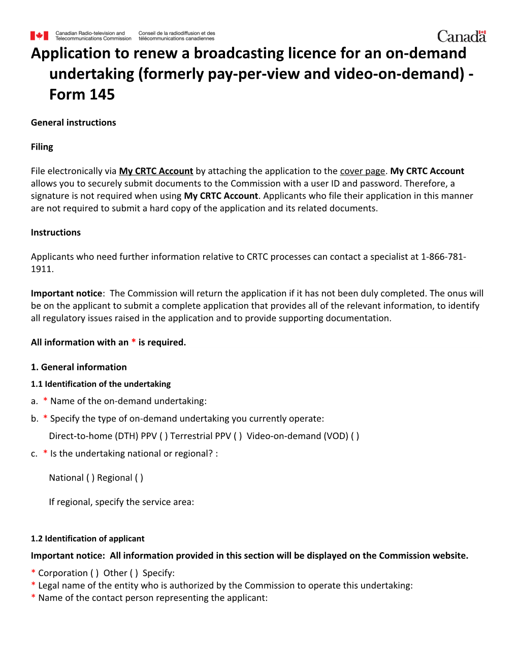 Application to Renew a Broadcasting Licence for a Pay-Per-View (PPV) Programming Undertaking