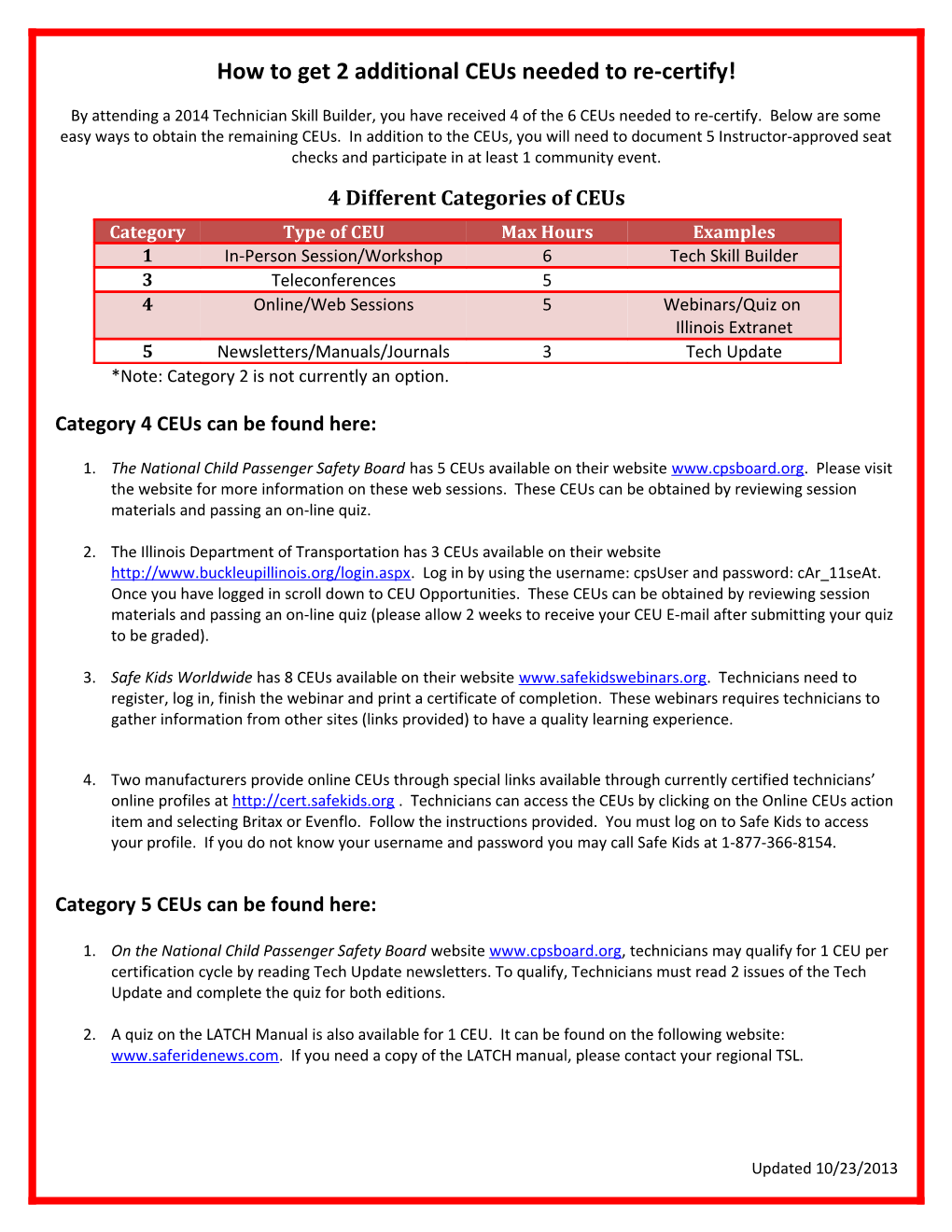 How to Get 2 Additional Ceus Needed to Re-Certify!