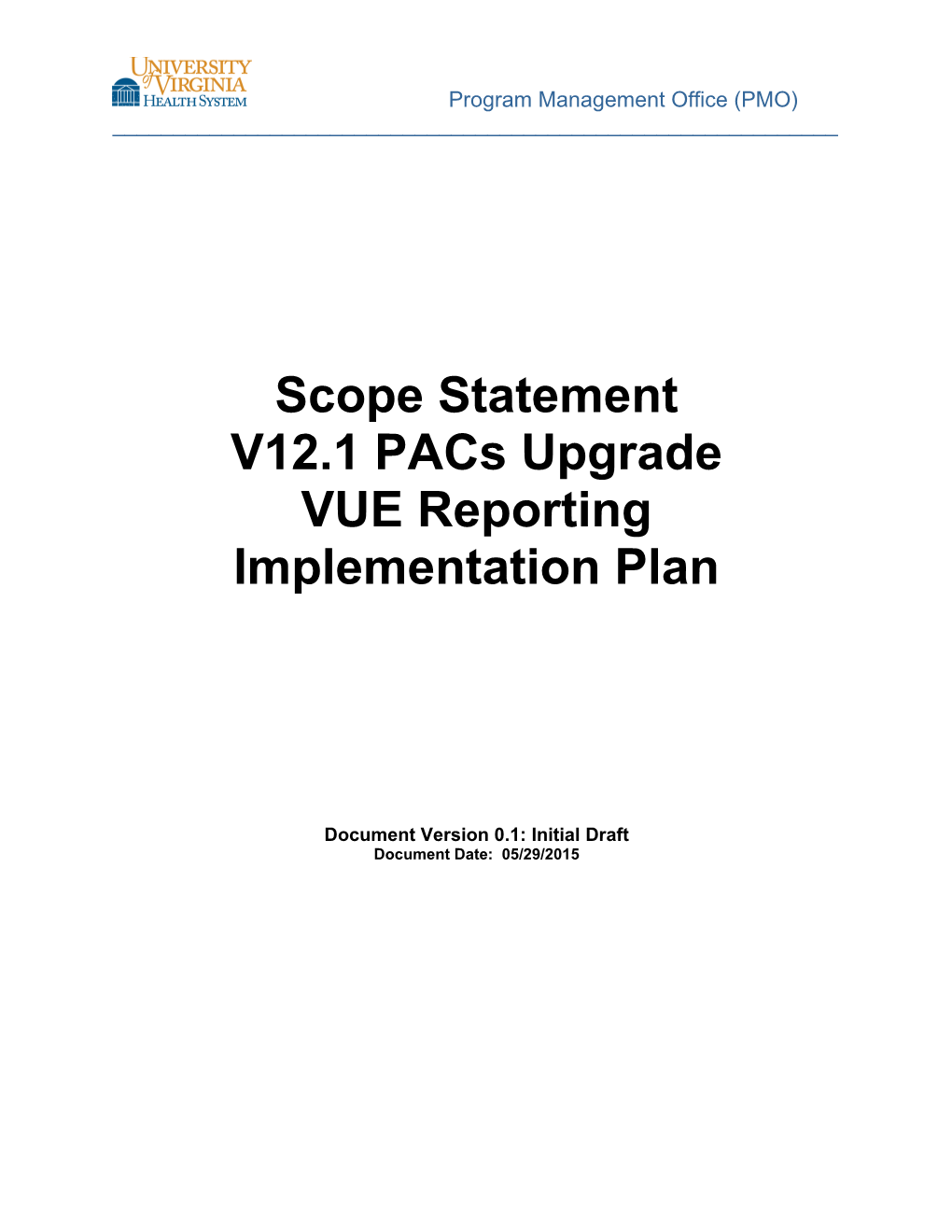 V12.1 Pacs Upgrade