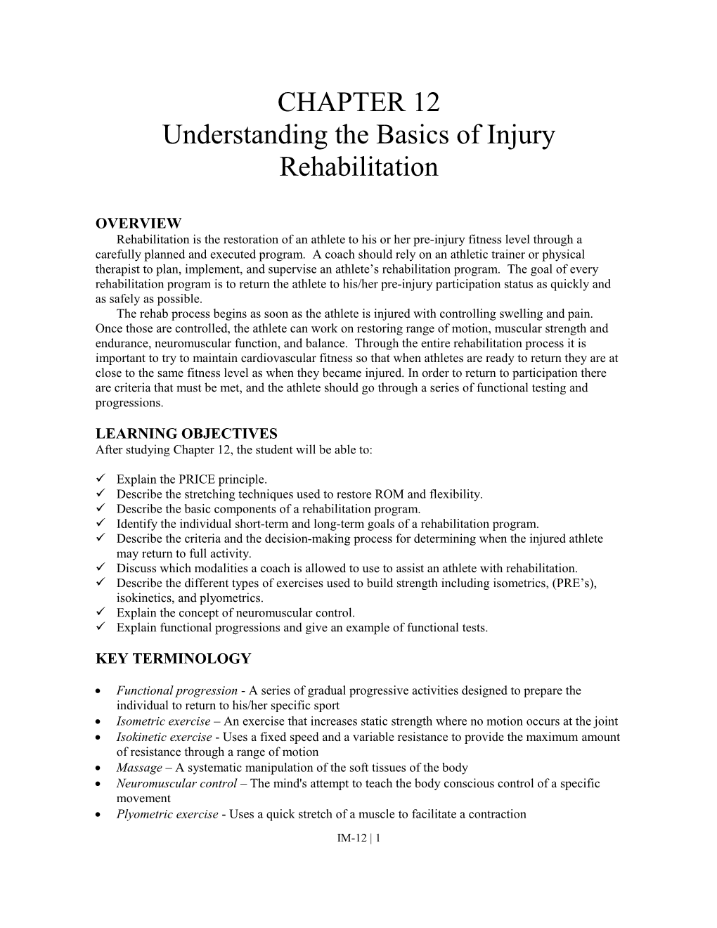 Understanding the Basics of Injury Rehabilitation