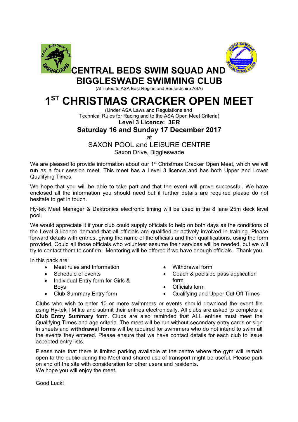 Biggleswade Swimming Club