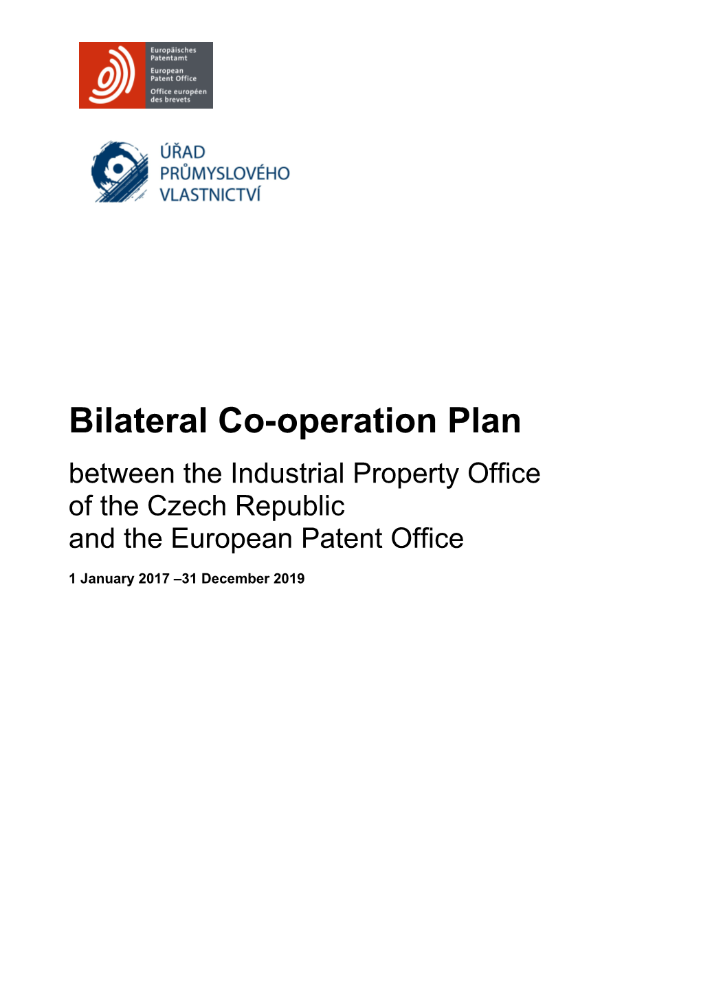 Bilateral Co-Operation Plan