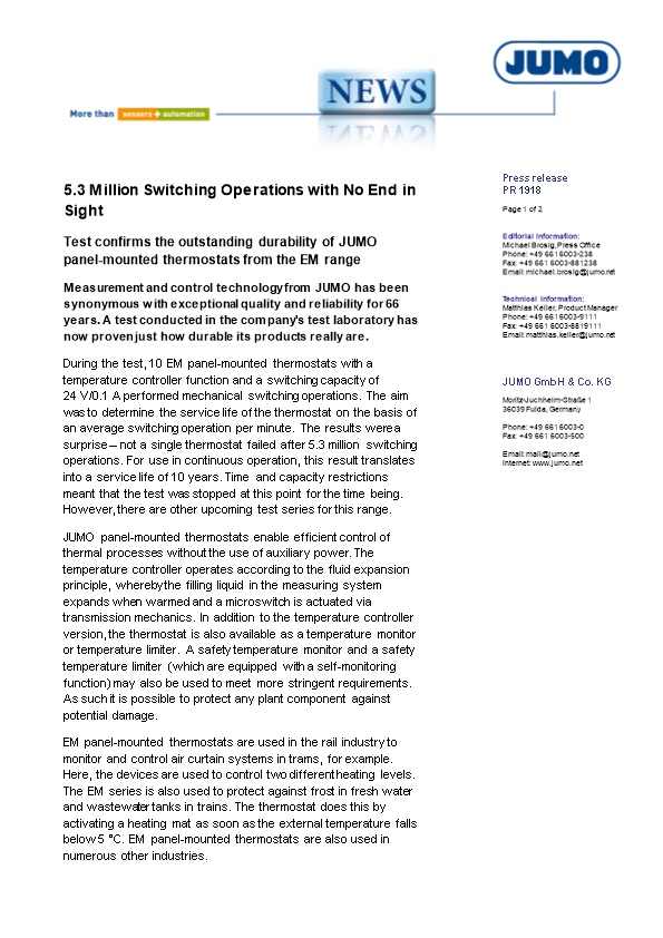 5.3 Million Switching Operations with No End in Sight
