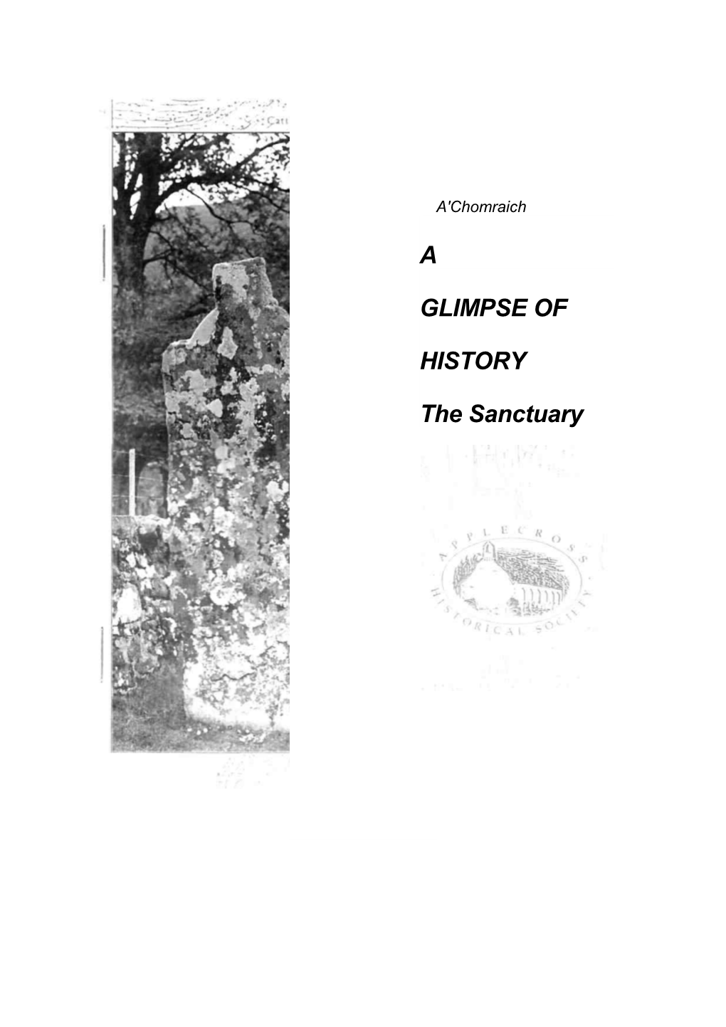 A' Chomraich APPLECROSS the Sanctuary
