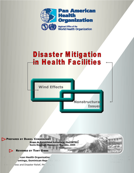 A Publication of the Area Onemergency Preparedness and Disaster Relief, PAHO/WHO