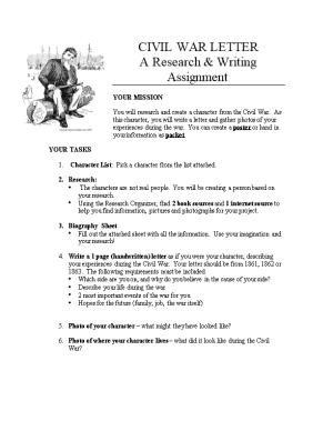 A Research & Writing Assignment