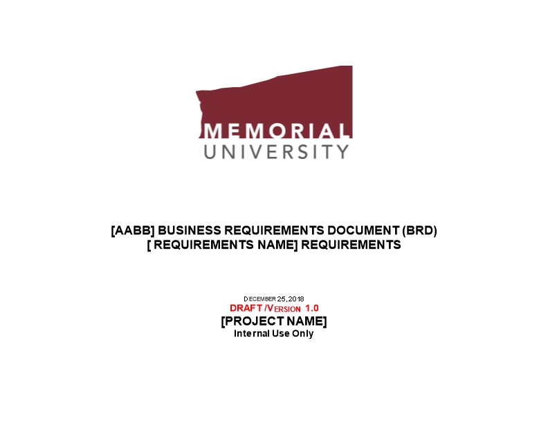 Aabb Business Requirements Document (Brd)