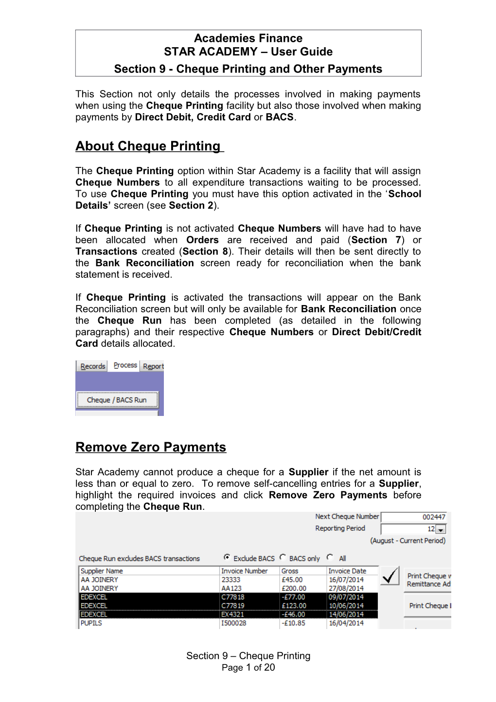About Cheque Printing