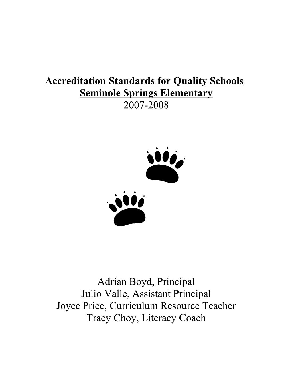 Accreditation Standards for Quality Schools