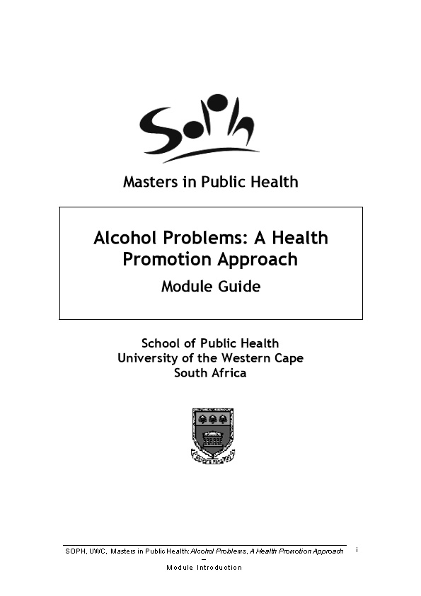 Alcohol Problems: a Health Promotion Approach