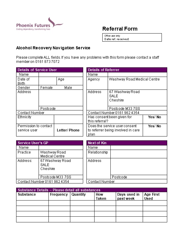 Alcohol Recovery Navigation Service