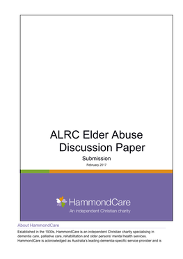 ALRC Elder Abuse Discussion Paper