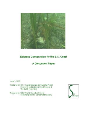 An Eelgrass Conservation Initiative for the Georgia Strait