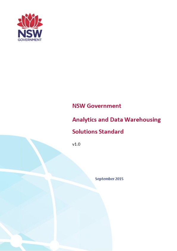 Analytics and Data Warehousing Solutions Standard