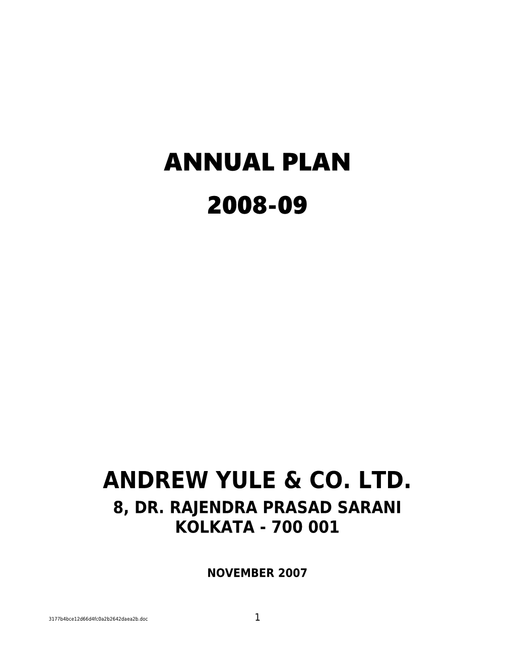 Andrew Yule & Co. Ltd