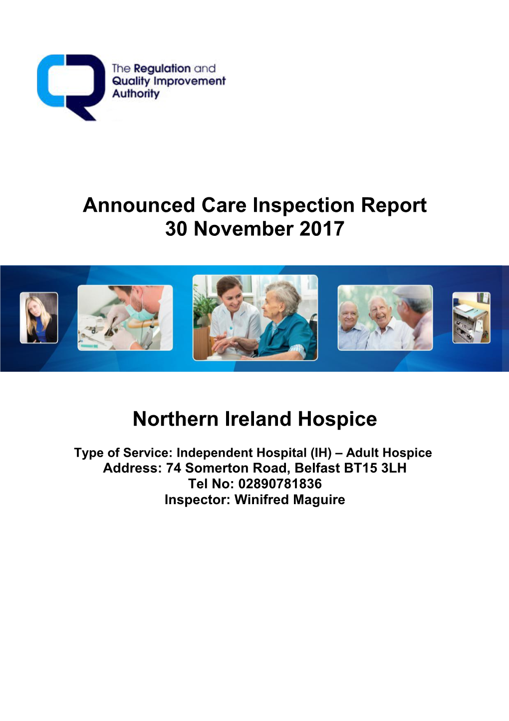 Announced Care Inspection Report