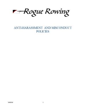 Anti-Harassment and Misconduct Policies