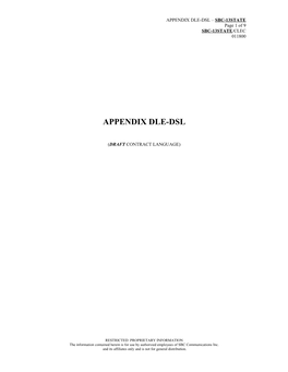 Appendix Dle-Dsl
