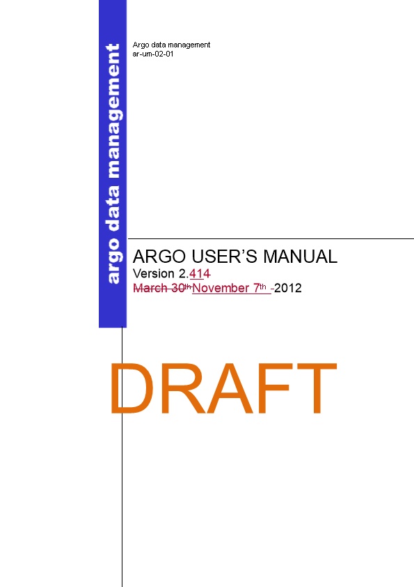 Argo Data Management